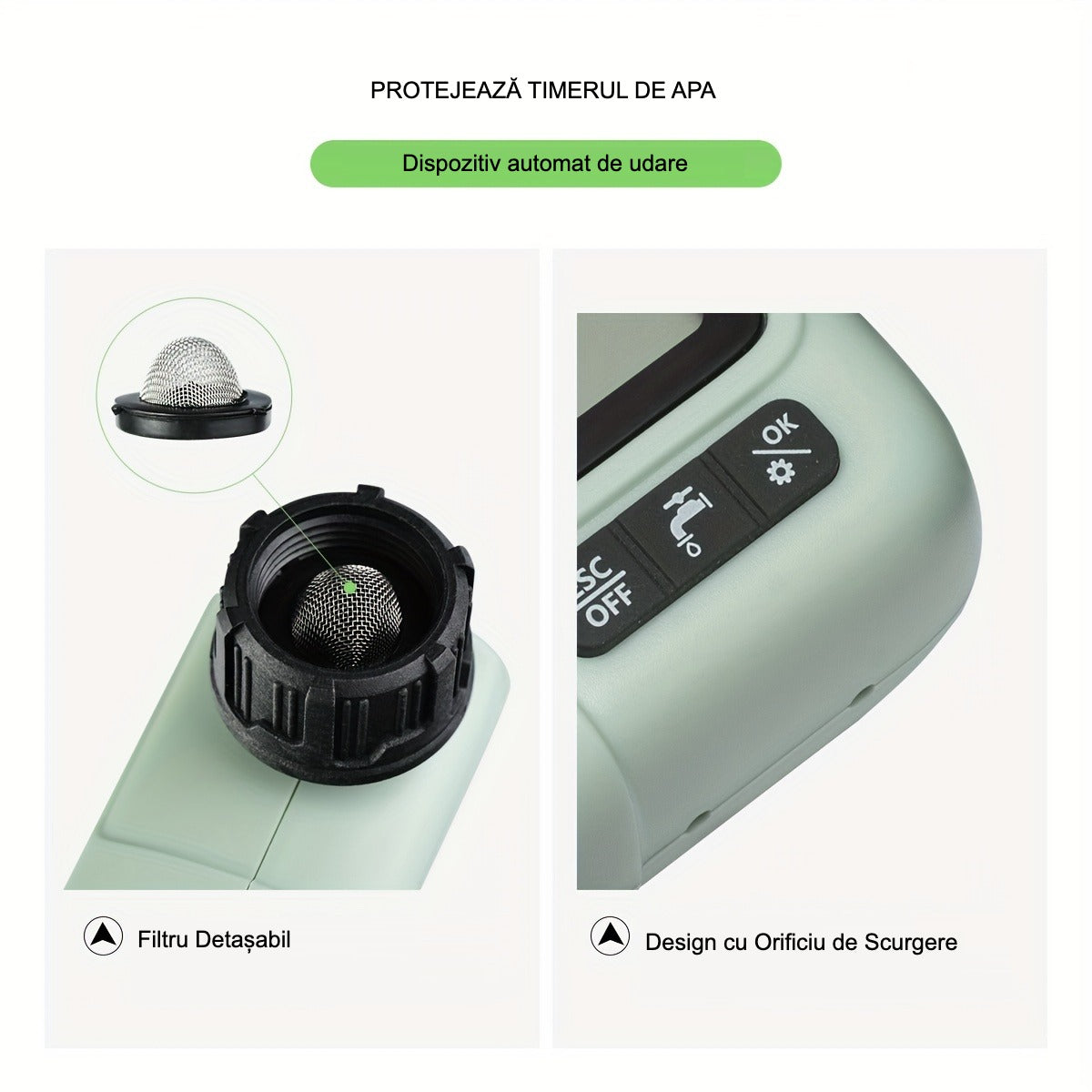 Programator Automat de Irigații Digital - Timer pentru Udare Grădină și Gazon