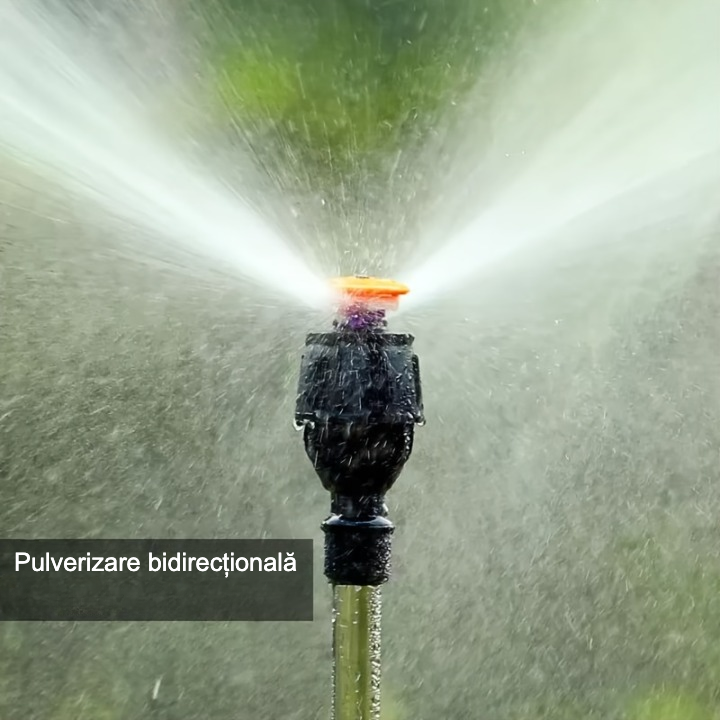 Aspersor Automat pe Trepied Telescopic cu Rotație 360° - pentru Suprafețe Mari, Curți și Gazon